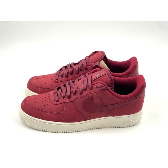 NEW Women's Size 12 Nike Air Force 1 Low Premium 'Team Red' DR9503 600 Sail AF1 - Picture 2 of 6